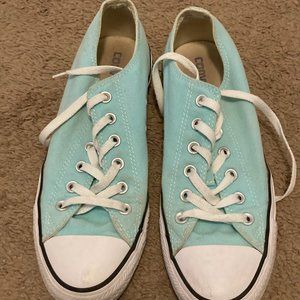Mint Green Low Top Converse
